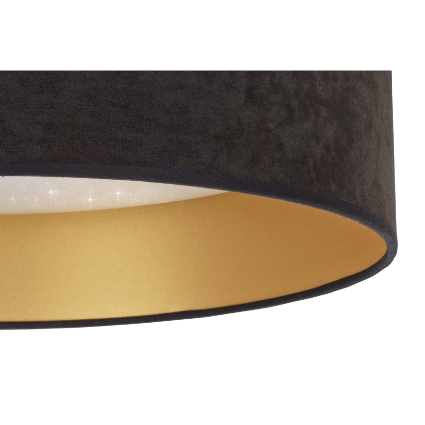 Brilagi - LED stropna svetiljka VELVET STAR LED/24W/230V prečnik 40 cm 3000K/4000K/6400K crna/zlatna